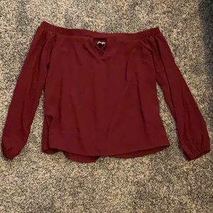 Adorable off the shoulder top